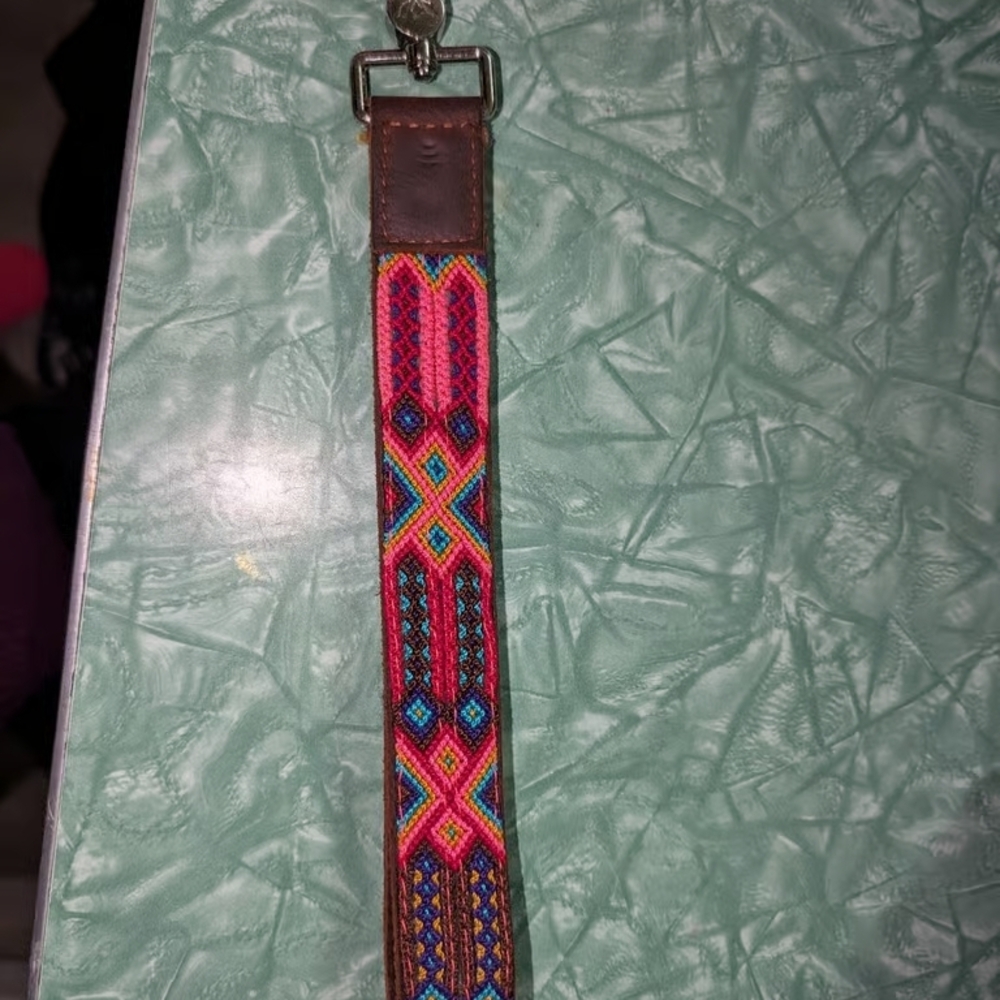 Consuela Colorful Strap with Pink and Blue Highlights